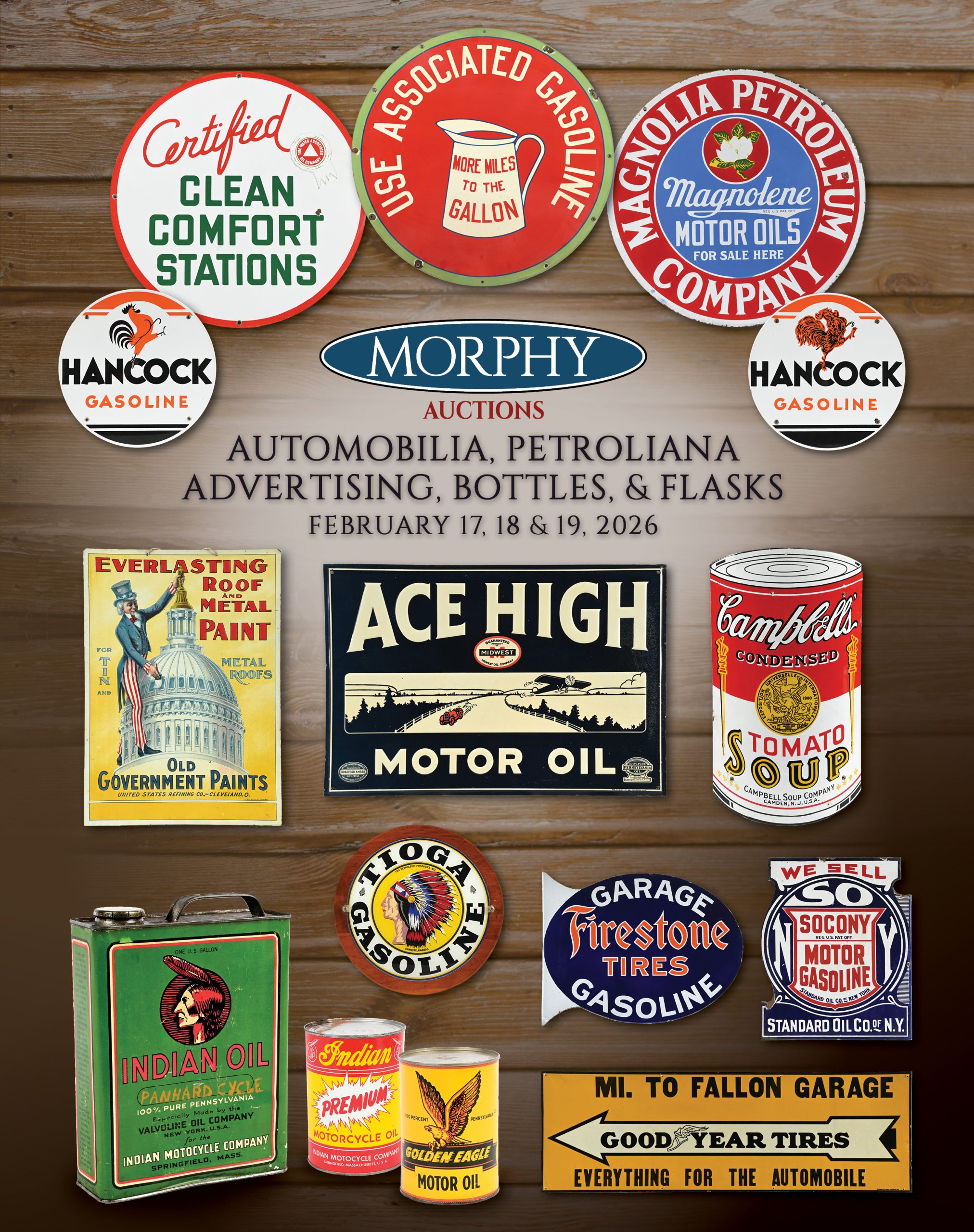 Automobilia, Petroliana, Advertising, Bottles, & Flasks - Morphy